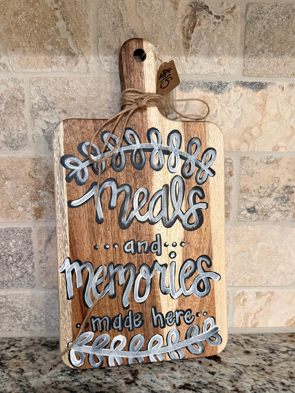 Hand painted cutting board
